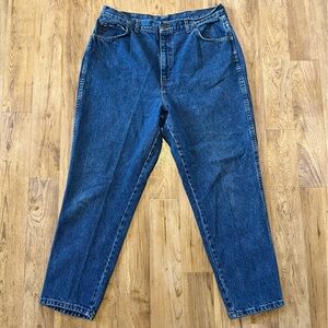 CHIC Vintage 80s 90s Women's Jeans Size 22 Dark Wash High Rise Tapered Mom